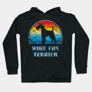 Wire Fox Terrier Vintage Design Dog Hoodie